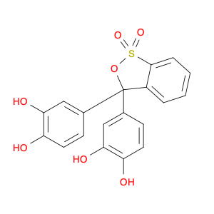 1,2-Benzenediol, 4,4'-(1,1-dioxido-3H-2,1-benzoxathiol-3-ylidene)bis-