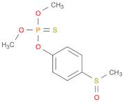 Phosphorothioic acid, O,O-dimethyl O-[4-(methylsulfinyl)phenyl] ester