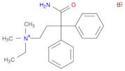 Benzenepropanaminium, γ-(aminocarbonyl)-N-ethyl-N,N-dimethyl-γ-phenyl-, bromide (1:1)