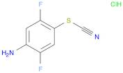 Thiocyanic acid, 4-amino-2,5-difluorophenyl ester, hydrochloride (1:1)