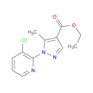 1H-Pyrazole-4-carboxylic acid, 1-(3-chloro-2-pyridinyl)-5-methyl-, ethyl ester