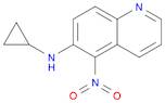 6-Quinolinamine, N-cyclopropyl-5-nitro-