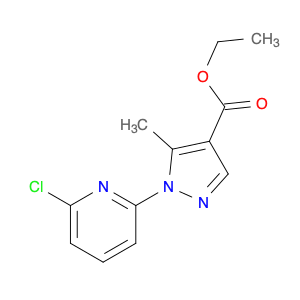 1H-Pyrazole-4-carboxylic acid, 1-(6-chloro-2-pyridinyl)-5-methyl-, ethyl ester