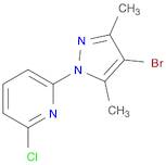 Pyridine, 2-(4-bromo-3,5-dimethyl-1H-pyrazol-1-yl)-6-chloro-