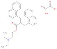 1-Naphthalenepropanoic acid, α-(1-naphthalenylmethyl)-, 2-(diethylamino)ethyl ester, ethanedioate …