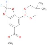 1,3-Benzodioxole-5-carboxylic acid, 7-(5,5-dimethyl-1,3,2-dioxaborinan-2-yl)-2,2-difluoro-, methyl…