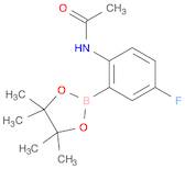 Acetamide, N-[4-fluoro-2-(4,4,5,5-tetramethyl-1,3,2-dioxaborolan-2-yl)phenyl]-