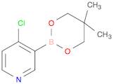 Pyridine, 4-chloro-3-(5,5-dimethyl-1,3,2-dioxaborinan-2-yl)-