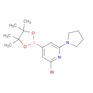 Pyridine, 2-bromo-6-(1-pyrrolidinyl)-4-(4,4,5,5-tetramethyl-1,3,2-dioxaborolan-2-yl)-