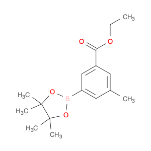 Benzoic acid, 3-methyl-5-(4,4,5,5-tetramethyl-1,3,2-dioxaborolan-2-yl)-, ethyl ester