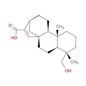 Kaur-15-en-17-oic acid, 18-hydroxy-, (4β)-