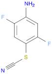 Thiocyanic acid, 4-amino-2,5-difluorophenyl ester