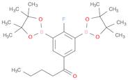 1-Pentanone, 1-[4-fluoro-3,5-bis(4,4,5,5-tetramethyl-1,3,2-dioxaborolan-2-yl)phenyl]-