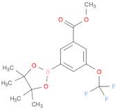 Benzoic acid, 3-(4,4,5,5-tetramethyl-1,3,2-dioxaborolan-2-yl)-5-(trifluoromethoxy)-, methyl ester