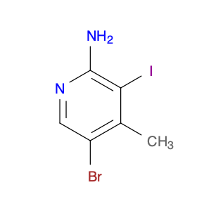 2-Pyridinamine, 5-bromo-3-iodo-4-methyl-