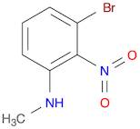 BenzenaMine, 3-broMo-N-Methyl-2-nitro-