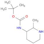 Carbamic acid, N-(2-methyl-3-piperidinyl)-, 1,1-dimethylethyl ester