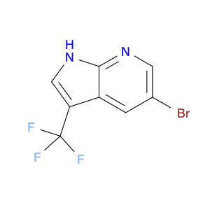 1H-Pyrrolo[2,3-b]pyridine, 5-bromo-3-(trifluoromethyl)-