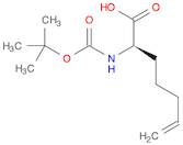 6-Heptenoic acid, 2-[[(1,1-dimethylethoxy)carbonyl]amino]-, (2R)-