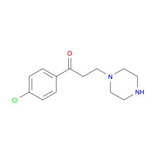 1-Propanone, 1-(4-chlorophenyl)-3-(1-piperazinyl)-