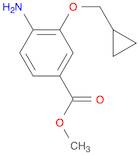 Benzoic acid, 4-amino-3-(cyclopropylmethoxy)-, methyl ester