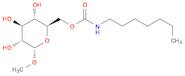 α-D-Glucopyranoside, methyl, 6-(heptylcarbamate)