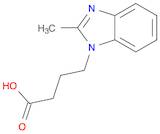 1H-Benzimidazole-1-butanoic acid, 2-methyl-