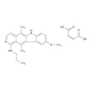 6H-Pyrido[4,3-b]carbazol-1-amine, 9-methoxy-5,11-dimethyl-N-propyl-, (2Z)-2-butenedioate (1:1)