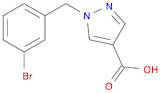 1H-Pyrazole-4-carboxylic acid, 1-[(3-bromophenyl)methyl]-