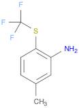 Benzenamine, 5-methyl-2-[(trifluoromethyl)thio]-