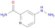 2-Pyridinecarboxamide, 4-hydrazinyl-