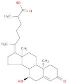 Cholest-4-en-26-oic acid, 7-hydroxy-3-oxo-, (7α)-