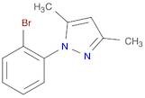 1H-Pyrazole, 1-(2-bromophenyl)-3,5-dimethyl-