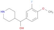 4-Piperidinemethanol, α-(3-fluoro-4-methoxyphenyl)-