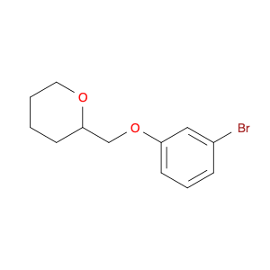 2H-Pyran, 2-[(3-bromophenoxy)methyl]tetrahydro-