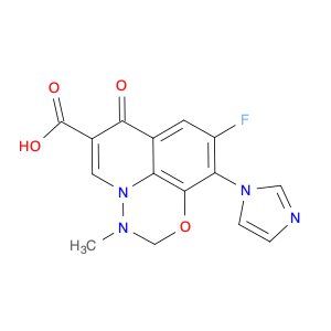 7H-Pyrido[3,2,1-ij][4,1,2]benzoxadiazine-6-carboxylic acid, 9-fluoro-2,3-dihydro-10-(1H-imidazol-1…