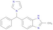 1H-Benzimidazole, 6-(1H-imidazol-1-ylphenylmethyl)-2-methyl-