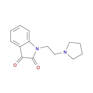 1H-Indole-2,3-dione, 1-[2-(1-pyrrolidinyl)ethyl]-
