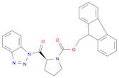 1-Pyrrolidinecarboxylic acid, 2-(1H-benzotriazol-1-ylcarbonyl)-, 9H-fluoren-9-ylmethyl ester, (2S)-