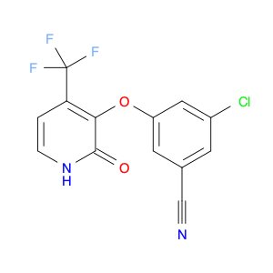 3-Chloro-5-((2-oxo-4-(trifluoromethyl)-1,2-dihydropyridin-3-yl)oxy)benzonitrile