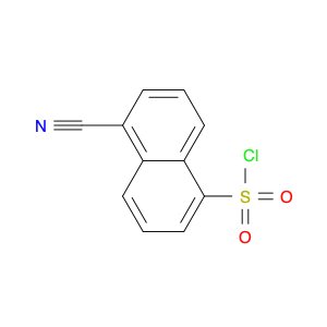 1-Naphthalenesulfonyl chloride, 5-cyano-
