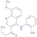 1-Butanone, 1-[8-methoxy-4-[(2-methylphenyl)amino]-3-quinolinyl]-