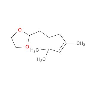 1,3-Dioxolane, 2-[(2,2,4-trimethyl-3-cyclopenten-1-yl)methyl]-