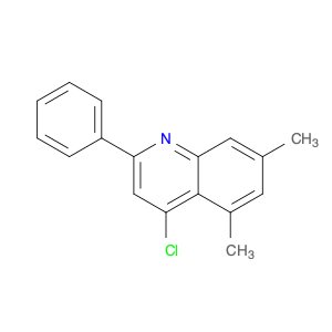 Quinoline, 4-chloro-5,7-dimethyl-2-phenyl-