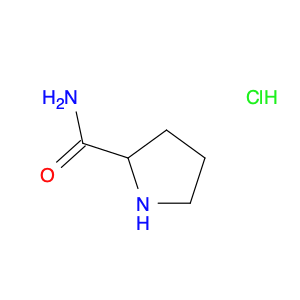 2-Pyrrolidinecarboxamide, hydrochloride (1:1)