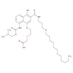 Acetic acid, 2-[[2-[[3-[[[3-(dodecyloxy)propyl]amino]carbonyl]-4-hydroxy-8-[[(2-methylpropoxy)carb…