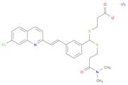 Propanoic acid, 3-[[[3-[2-(7-chloro-2-quinolinyl)ethenyl]phenyl][[3-(dimethylamino)-3-oxopropyl]th…