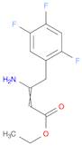 2-Butenoic acid, 3-amino-4-(2,4,5-trifluorophenyl)-, ethyl ester