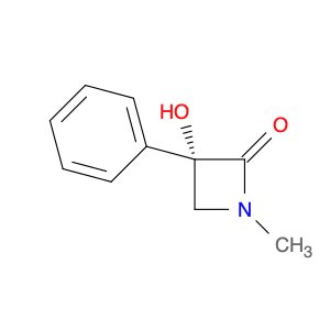 2-Azetidinone, 3-hydroxy-1-methyl-3-phenyl-, (3S)-