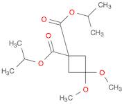 1,1-Cyclobutanedicarboxylic acid, 3,3-dimethoxy-, 1,1-bis(1-methylethyl) ester